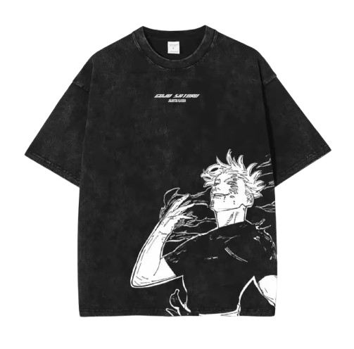 Satoru Gojo Hollow Purple Vintage Washed T-Shirt