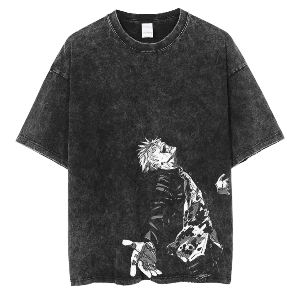 Jujutsu Kaisen Dark Aura Vintage Washed T-Shirt